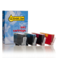 123inkt huismerk vervangt HP N9J74AE multipack XL zwart/cyaan/magenta/geel N9J74AEC 132108