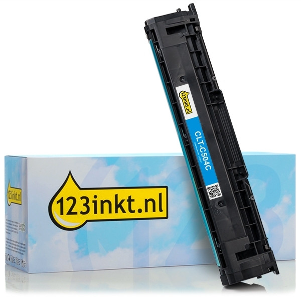 123inkt huismerk vervangt HP SU025A (CLT-C504S) toner cyaan SU025AC 092703 - 1