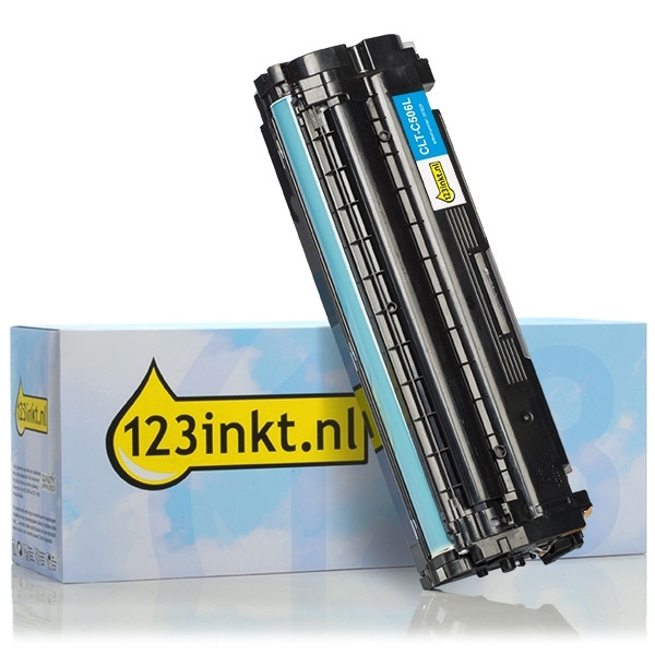 123inkt huismerk vervangt HP SU038A (CLT-C506L) toner cyaan hoge capaciteit SU038AC 092721 - 1