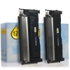 123inkt huismerk vervangt HP SU381A (CLT-P4072B) toner zwart dubbelpack 092675 - 1