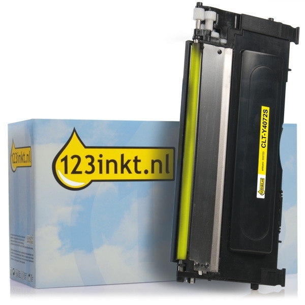 123inkt huismerk vervangt HP SU472A (CLT-Y4072S) toner geel SU472AC 092621 - 1