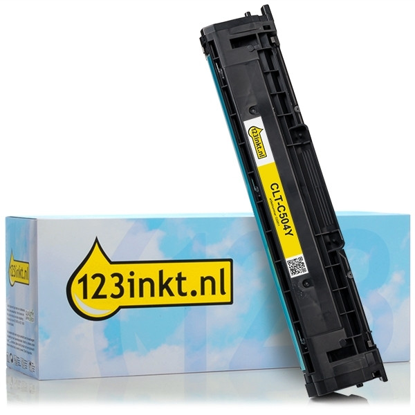 123inkt huismerk vervangt HP SU502A (CLT-Y504S) toner geel SU502AC 092707 - 1