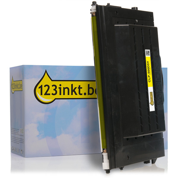 123inkt huismerk vervangt Samsung CLP-500D5Y toner geel CLP-500D5Y/ELSC 033346 - 1