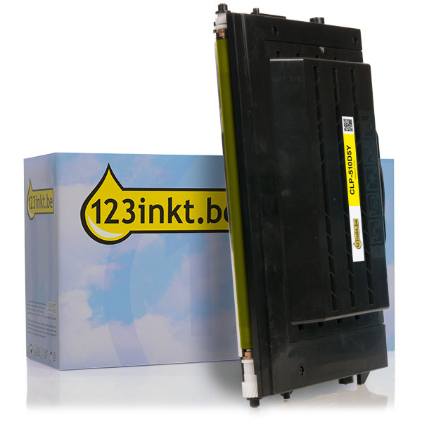 123inkt huismerk vervangt Samsung CLP-510D5Y toner geel hoge capaciteit CLP-510D5Y/ELSC 033406 - 1