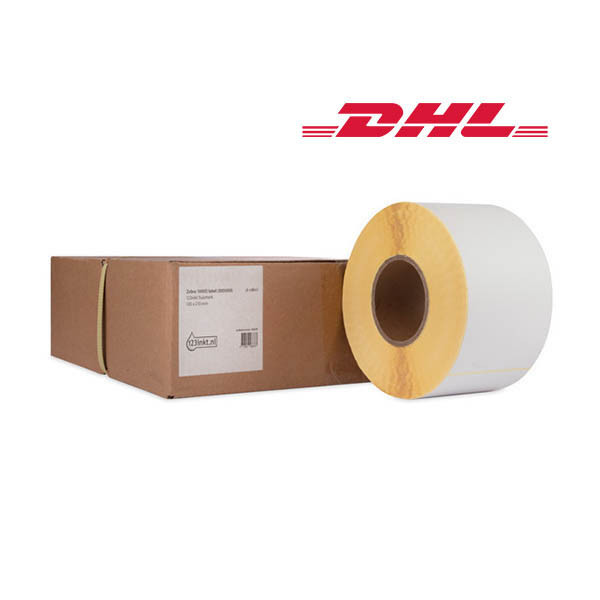 123inkt huismerk vervangt Zebra Z-Perform 1000D label (3005093) 100 x 210 mm (4 rollen) 140229 - 1