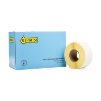 123inkt huismerk vervangt Zebra Z-Perform 1000D label (880738-025) 76 x 25 mm (6 rollen) 880738-025C 141549