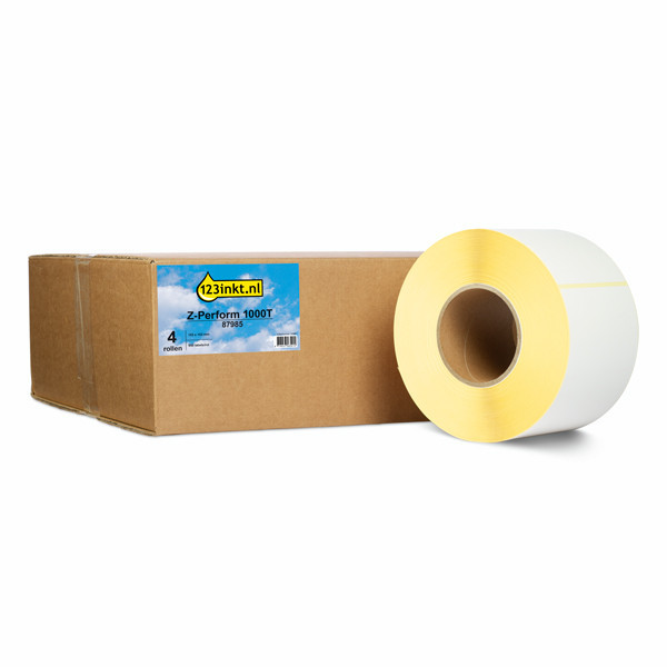 123inkt huismerk vervangt Zebra Z-Perform 1000T FedEx label (87985) 102 x 152 mm (4 rollen) 653303 - 3