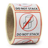 123inkt huismerk waarschuwingsetiketten Do not stack (200 etiketten) 76106C 300195