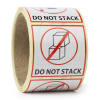 123inkt huismerk waarschuwingsetiketten Do not stack (200 etiketten)
