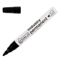 123inkt industriële permanent marker zwart (1,5 - 3 mm rond) 4-8300001C 301157