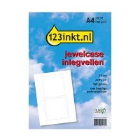 123inkt jewelcase-inlegvellen (25 vellen) 060450
