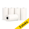 123inkt kassarol 57x30x8 thermisch wit 48 g/m² (5 stuks) 303629 - 1