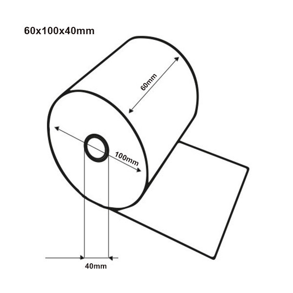 123inkt kassarol 60x100x40 thermo wit (2 stuks)  302109 - 2
