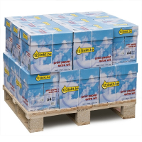 123inkt kopieerpapier mini pallet 16 dozen van 2500 vellen A4 - 80 g/m² FSC® Mix Credit