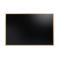 123inkt krijtbord met houten frame magnetisch (60 x 90 cm)