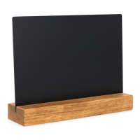 123inkt krijtbord tafelmodel A4 liggend eikenhout 326403