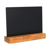 123inkt krijtbord tafelmodel A5 liggend eikenhout 326405