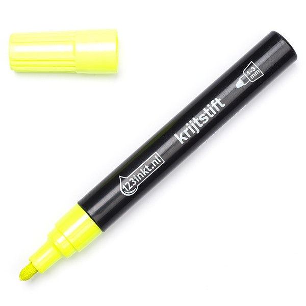 123inkt krijtstift geel 300152 - 1