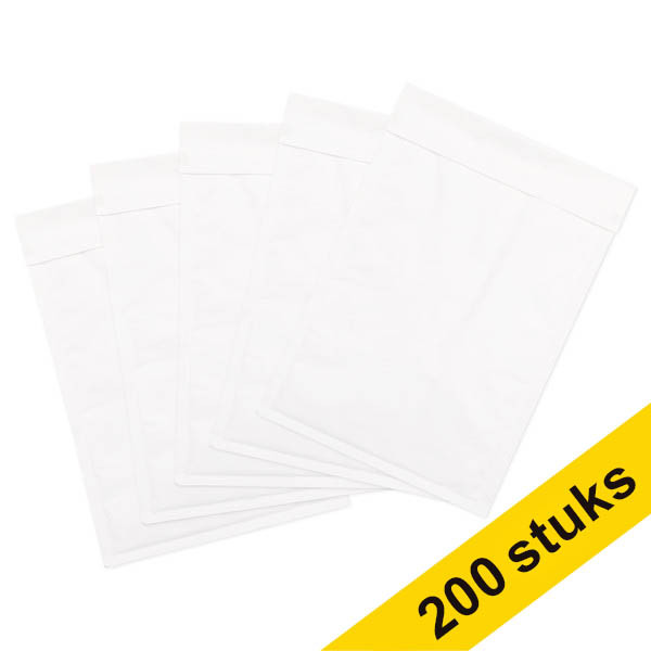 123inkt luchtkussenenvelop wit 240 x 350 mm - F16 zelfklevend (200 stuks) 302760 - 1