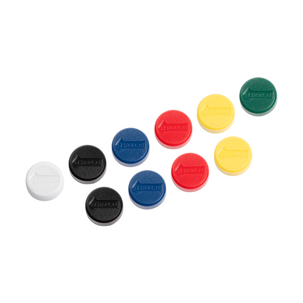 123inkt magneten 20 mm assorti (10 stuks) 6162099C 301265 - 1