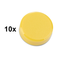 123inkt magneten 20 mm geel (10 stuks)