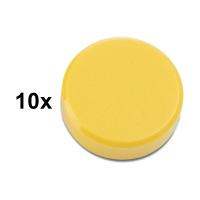 123inkt magneten 30 mm geel (10 stuks) 6163213C 301269