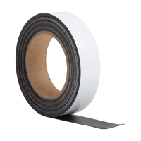 123inkt magnetische etiketband uitwisbaar wit 3 cm x 10 m 6524502C 301905