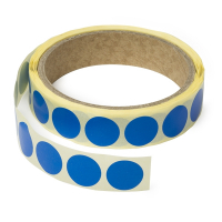 123inkt markeringspunten Ø 18 mm blauw (1000 etiketten op rol) 3375C 300801