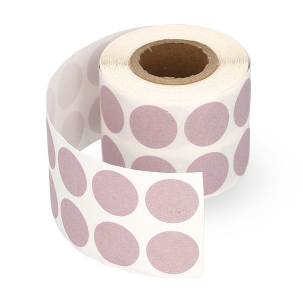 123inkt markeringspunten Ø 18 mm lila dubbele rij (1000 etiketten op rol) 400727 - 1