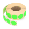 123inkt markeringspunten Ø 18 mm neongroen (1.000 etiketten op rol)