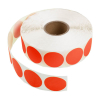 123inkt markeringspunten Ø 35 mm rood (1000 etiketten op rol)