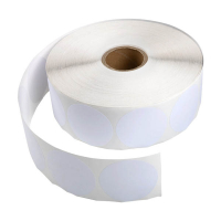 123inkt markeringspunten Ø 50 mm wit (1.000 etiketten op rol) 302999