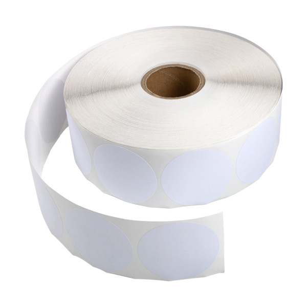 123inkt markeringspunten Ø 50 mm wit (2.000 etiketten op rol) 302342 - 1
