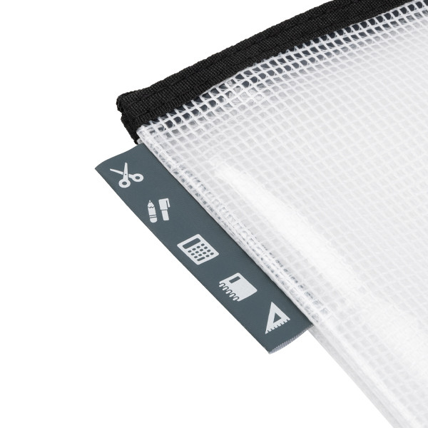 123inkt mesh-etui zwart (A4) 300462 - 2