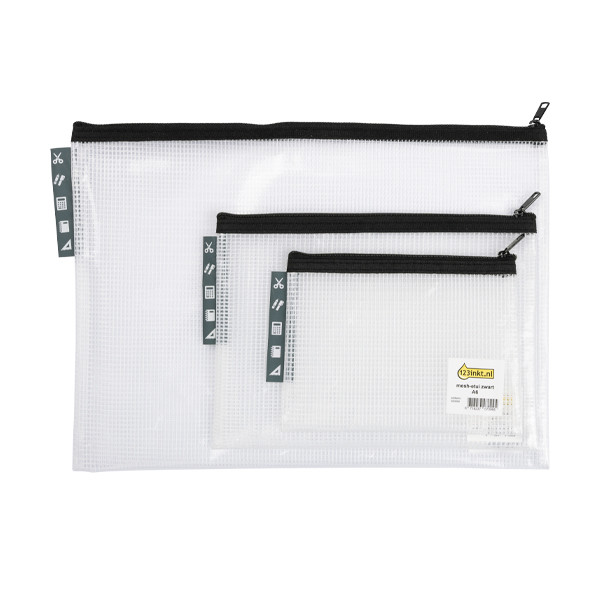 123inkt mesh-etui zwart (A4) 300462 - 3