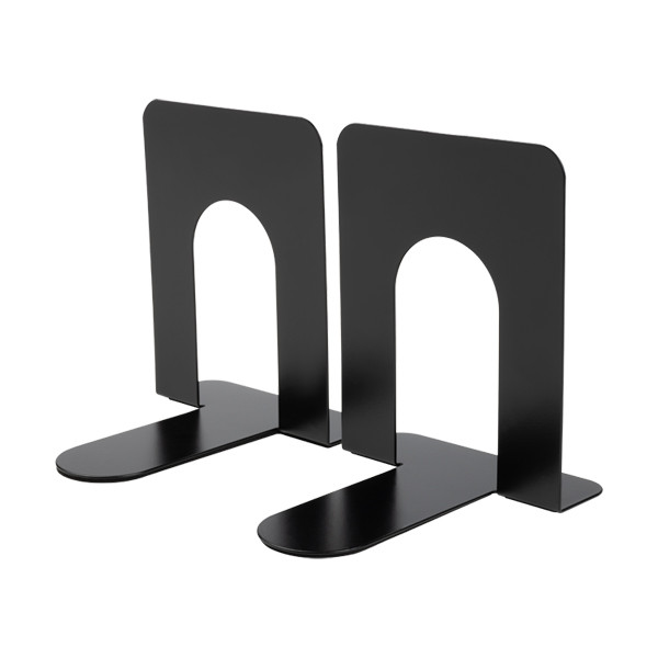 123inkt metalen boekensteun 15,2 x 14,5 x 12 cm zwart (2 stuks) 3506290C 301315 - 4