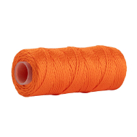 123inkt metselkoord op spoel oranje (1,1 mm x 50m) 303043