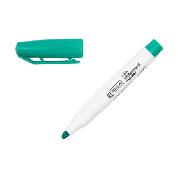 123inkt mini whiteboardmarker groen (1 mm rond) 4-366004C 390572 - 1