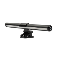 123inkt monitorlamp voor laptop met klem zwart (31 cm)  390032
