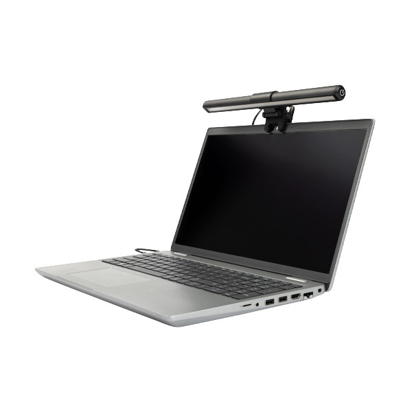 123inkt monitorlamp voor laptop met klem zwart (31 cm)  390032 - 2