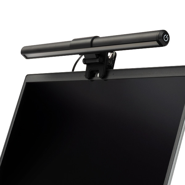 123inkt monitorlamp voor laptop met klem zwart (31 cm)  390032 - 3