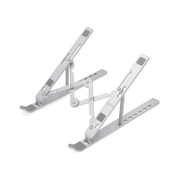 123inkt opvouwbare aluminium laptopstandaard (10-17 inch) 371701
