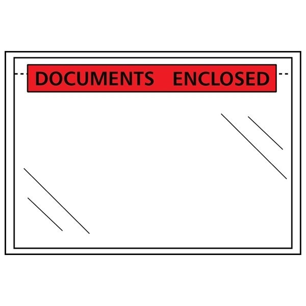 123inkt paklijst envelop documents enclosed 225 x 165 mm - A5 zelfklevend (1000 stuks) 300774 - 3