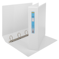 123inkt panorama ringmap met 4 D-ringen 40 mm wit 301071