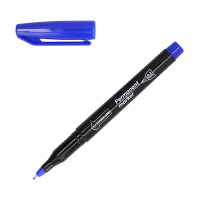 123inkt permanent marker blauw super fine (0,7 mm rond) 302963