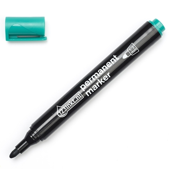 123inkt permanent marker groen (1-3 mm rond) 300167 - 1