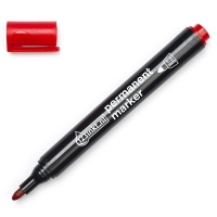 123inkt permanent marker rood (1-3 mm rond) 300165