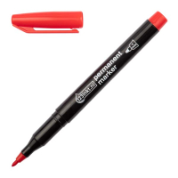 123inkt permanent marker rood (1 mm rond) 4-25002C 4-400002C 300884