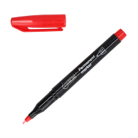 123inkt permanent marker rood super fine (0,7 mm rond) 302962