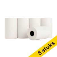 123inkt pinrol 57x35x12 mm thermo wit (5 stuks) 303662